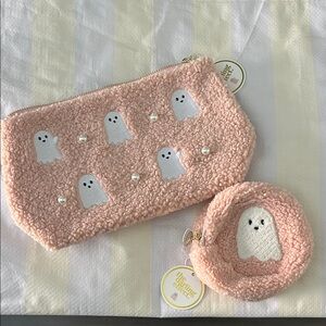 Darling Effect ghost teddy zippered pouch set/2